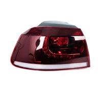 SQOFHA Feux Arrière Feu Arrière À LED Pour VW Pour Golf 6 Pour R20 Pour GTD 2008-2013 Feu Pare-chocs Arrière Sans Rythme Freinage Recul(Outside Left)
