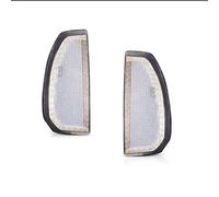 SQOFHA Feux de Position Pour Toyota Pour Tundra 2007-2021 Ambre LED Voiture Vue Latérale Rétroviseur Clignotants Avec Kit Conduite DRL Blanc(Clear Lens)