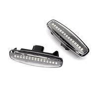 SQOFJDF Feux Jour Clignotant 12 V Pour Infiniti EX25 EX35 EX37 FX35 FX37 G25 G35 Q40 Q60 Q70 QX50 QX70 M25 M37 JX35 Clignotant Côté Lumière Répéteur Voiture Lampes Led Clignotant