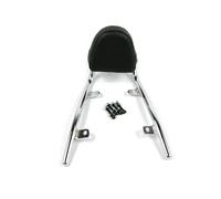 SQOFJDF Moto Bagages Supports Dossier Passager Arrière De Moto Avec Coussin Pour Fury Pour VT1300CX Pour VT1300 CX Pour VT 1300 CX 2010-2021(Argent)