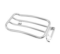 SQOFJDF Moto Bagages Supports Porte-bagages Arrière Siège Solo Compatible Avec Electra Compatible Avec Les Modèles Pour FLHT Pour FLHR Pour FLHX Et Pour FLT 1997-2019(Chrome)