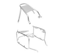 SQOFJDF Moto Bagages Supports Support De Sacoche De Moto En Acier Inoxydable Pour NC750X Pour NC750S 2021-2022 Pour NC750 X/S 2021-2022 Pour NC 750 XS(Silver One Set)