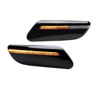 SQOFJGIGN Clignotant Latéral Rétroviseur Feu Position Latéral À LED À Lentille Transparente pour Voiture pour Mini pour Cooper F55 F56 F57 2014 Clignotant 63137298347 63137298348