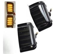 SQOFJGIGN Clignotant Voiture Clignotants pour rétroviseur latéral dynamique à LED ambré de style pour Ducato(Smoked Black)