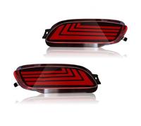 SQOFJGIGN Clignotant Voiture Feu de pare-chocs arrière pour Toyota pour Harrier pour Venza 2003-2015 clignotant feu de freinage 1 jeu(Red Shell B)