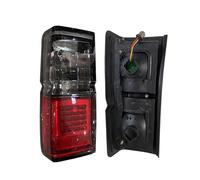 SQOFJGIGN Feux ArrièRes Auto Pour Nissan Pour Terrano Pour D21 Une Paire De Cristal Blanc Et Fumé Couleur 1987-1995 Voiture LED Feu Arrière Feu Stop Les Feux ArrièRe(Noir rouge)