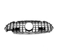 SQOFJGIGN Pare-Chocs Avant Voiture calandre Calandre Avant pour Mercedes pour Benz W257 C257 CLS Classe CLS300 CLS450 CLS500 2019 2020 2021 2022 Maille Capot Pare-Chocs supérieur grilles Avant(Noir)