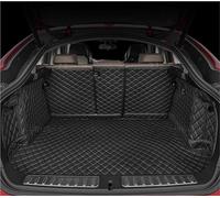 SQOFJGIGN Tapis Protection Coffre pour Mercedes pour Benz GLE Classe Coupé W167 GLE 350 450 2019-2024 Tapis Coffre Voiture Couverture De Tapis Accessoires Intérieurs Voiture Coffre Tapis(Black-Black)
