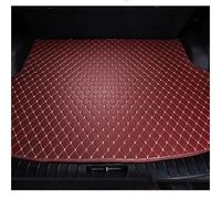 SQOFJGIGN Tapis Protection Coffre Tapis De Coffre De Voiture pour Ford pour Mustang 2015-2022 Accessoires Voiture Personnalisés Décoration Intérieure Automatique Voiture Coffre Tapis(VIN Rouge)