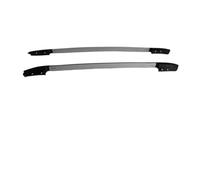 SQOGJSGZ Barres Toit Voiture pour Ford pour Ranger pour Wildtrack 2012-2019 T6 T7 Double Cabine Noir Voiture Toit Rails Porte-Bagages Barres Toit À Rail Transversau(Silver (Screw))