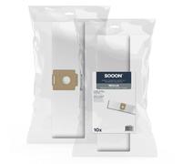 SQOON Lot de 10 sacs d'aspirateur compatibles avec Wetrok Monovac/Durovac 6 Series, sacs filtrants de qualité supérieure, durables et parfaitement ajustés