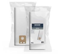 SQOON Lot de 10 sacs d'aspirateur pour Nilfisk GD1000, VP300 & VP600, sacs filtrants de qualité supérieure, durables et parfaitement ajustés