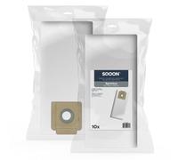 SQOON Lot de 10 sacs d'aspirateur pour Sprintus Era, Maximus, T11 & Floory, remplacement du modèle 106061, sacs filtrants de qualité supérieure, durables et ajustés