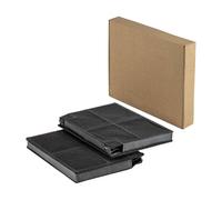 SQOON Lot de 2 filtres à charbon actif de rechange pour hottes aspirantes C00094514 / C00058794 / C00385096 / 484000008781/9029793552, compatibles avec Ariston - Whirpool, etc. - Filtre anti-odeurs de