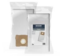 SQOON Lot de 5 sacs d'aspirateur pour Festool CT17 / CT17E, sacs filtrants de qualité supérieure, durables et ajustés