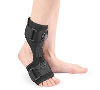 SQOYEI Attelle de Nuit pour Fasciite Plantaire Avec Réglage Par Molette, Durables Tendinite Tendon Achille pour épine Calcanéenne Attelles de Soulagement(Lace-up style)