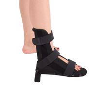 SQOYEI Attelle de Soulagement Tendinite Tendon Achille Avec Sangles Réglables, Durable Attelle de Nuit pour Fasciite Plantaire pour Les Douleurs de La Voûte Plantaire(S,Wooden base)