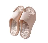 SQOYEI Chaussons de Massage des Pieds Léger, Intérieur Antidérapant Pantoufles de Massage pour Femme pour Les Parents, Amis Pantoufles D'acupression(Pink,40-41 EU)