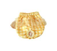 SQOYEI Été Petit Couches pour Chiens étanche, Confort Réutilisable Culotte Chiennes Chaleurs pour Teddy Extensible Culotte Menstruelle Chien(L,C)