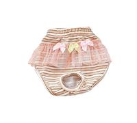 SQOYEI Été Petit Couches pour Chiens étanche, Confort Réutilisable Culotte Chiennes Chaleurs pour Teddy Extensible Culotte Menstruelle Chien(L,H)