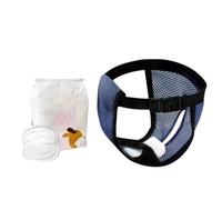 SQOYEI Été Réutilisable Culotte Chiennes Chaleurs Lavable, Moyen Petit Couches pour Chiens, Incontinence Réglable Couche Chien Femelle(M,Set A)