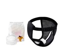 SQOYEI Été Réutilisable Culotte Chiennes Chaleurs Lavable, Moyen Petit Couches pour Chiens, Incontinence Réglable Couche Chien Femelle(L,Set B)
