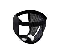 SQOYEI Été Réutilisable Culotte Chiennes Chaleurs Lavable, Moyen Petit Couches pour Chiens, Incontinence Réglable Couche Chien Femelle(XL,Noir)