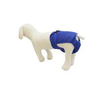 SQOYEI Été Réutilisable Culotte Chiennes Chaleurs Moyen Grand Petit Couches pour Chiens, Incontinence Anti-Fuite Culotte Menstruelle Chien Voiture(Bleu,L)