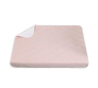 SQOYEI Été Sensation de Fraîcheur Coussin D'incontinence Absorbant Lavable, Coton Grande Capacité D'absorption Alèse Imperméable Réutilisables Protege Matelas(Pink,200 * 220)