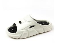 SQOYEI Loisirs Santé Chaussons de Massage des Pieds pour L'hôtel, école Intérieur Extérieur Pantoufles de Massage pour Femme Antidérapant Sandales de Réflexologie(42EU,Black white)