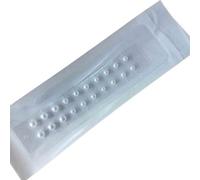 SQOYEI Patch Transparent Oreille Presse Graines Acupuncture Perte de Poids, Soulage Les Maux de Tête Durable Graines D'oreille Spectacles En Extérieur(Pearl A - 20 pcs)