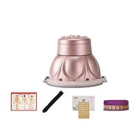 SQOYEI Portable Coffret de Moxibustion Avec Carte des Points D'acupuncture Multifonctionnel Moxa Box pour Les Articulations Pieds Abdomen Taille Boîte de Moxibustion(Small 5-piece set)