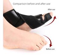 SQOYEI Soutien de La Voûte Plantaire Tendinite Tendon Achille, Douces Et Confortables Attelle de Nuit pour Fasciite Plantaire Réglables pour épine Calcanéenne(Left)