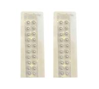 SQOYEI Universel Oreille Presse Graines Acupuncture Perles Magnétiques Massage, Décoration Graines D'oreille pour Favoriser Le Sommeil, Perdre Du Poids(Pearl-40pcs)