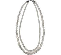 SQPZM Collier de Perles Véritables d'Eau Douce pour Femme, Nuance Ivoire Crème, Cadeau Luxueux pour Épouse, Mère et Amoureuse