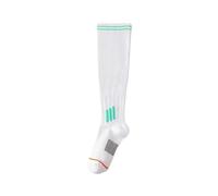 SQQCREATO Bas De Contention Femme Belles Chaussettes Mollets, de Course, Saut, Yoga, Compression, Pression, Tendance, Professionnelles(White)