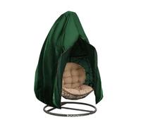 SQQCREATO Housse pour Fauteuil Œuf Housse de Protection for Chaise Suspendue avec et Solaire, imperméable, en rotin, for balançoire Jardin(Green-B,190x115cm)