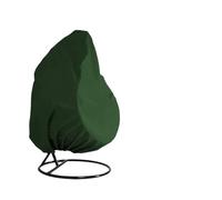 SQQCREATO Housse pour Fauteuil Œuf Housse de Protection for Chaise Suspendue avec et Solaire, imperméable, en rotin, for balançoire Jardin(Green,190x115cm)