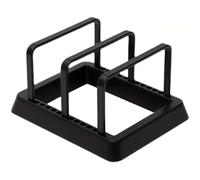 SQQCREATO Range Couvercle 3-in-1 Kitchen Organizer Rack