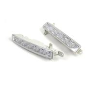 SQRHDF Feu Antibrouillard LED Feux antibrouillard avant de voiture, feux jour 9802795580 pour Citroën C1 C3 pour Berlingo pour C-Elysee pour Peugeot 308 2013-2020(2 pcs)