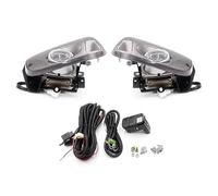 SQRHDF Feu Antibrouillard LED Kit phares antibrouillard pour Civic 2/3 portes 1992-1995 feux jour couvercle phare faisceau câbles interrupteur, 1 jeu(1)