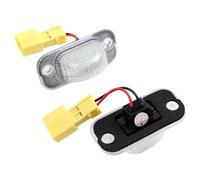 SQTGJJJ Clignotant rétroviseur Lampe De Plaque D'immatriculation LED, 2 Pièces, Pour Seat Pour Toledo I 1 Mk1 Pour VW Pour Golf II Mk2 Pour Jetta Car turn signals