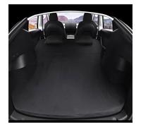 SQTGJJJ Couverture Cargaison Matelas Gonflable pour Tesla pour Model 3 pour Y 17-23 Idéal pour Le Camping Les Voyages en Voiture Tissu Suédine Spécial Housse de Protection pour Coffre(Black 1)