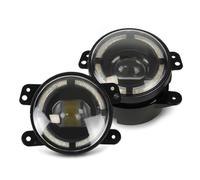 SQTGJJJ Feu Antibrouillard Avant à LED Lot de 2 phares antibrouillard LED 30 W 4 pouces pour Dodge pour Journey 2009-2011 pour Jeep pour Wrangler JK portes 2007-2017 LED Lampe Travail(2)