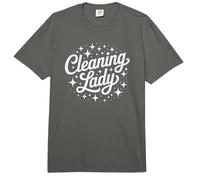 Squad Cleaning Lady Tidy Dusting Clean Shine Like We Mein It Comfort Colors Adult Heavyweight T-Shirt