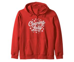 Squad Cleaning Lady Tidy Dusting Clean Shine Like We Mein It Sweat à Capuche