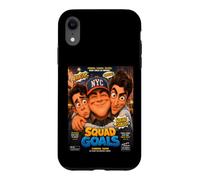 Squad Goals Funny Best Friends Comedy Movie Poster Coque pour iPhone XR