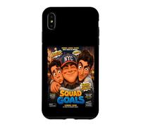 Squad Goals Funny Best Friends Comedy Movie Poster Coque pour iPhone XS Max