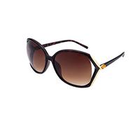 SQUAD Lunettes de soleil Femme Grande Taille Mode Lunettes de soleil Lady 100% protection uv400, 3ew981c4 Carey. Or