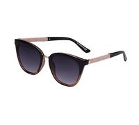 SQUAD Lunettes de soleil Pour Femme , Des lunettes La demoiselle Mode Carré avec des paillettes roses Protection 100% UV